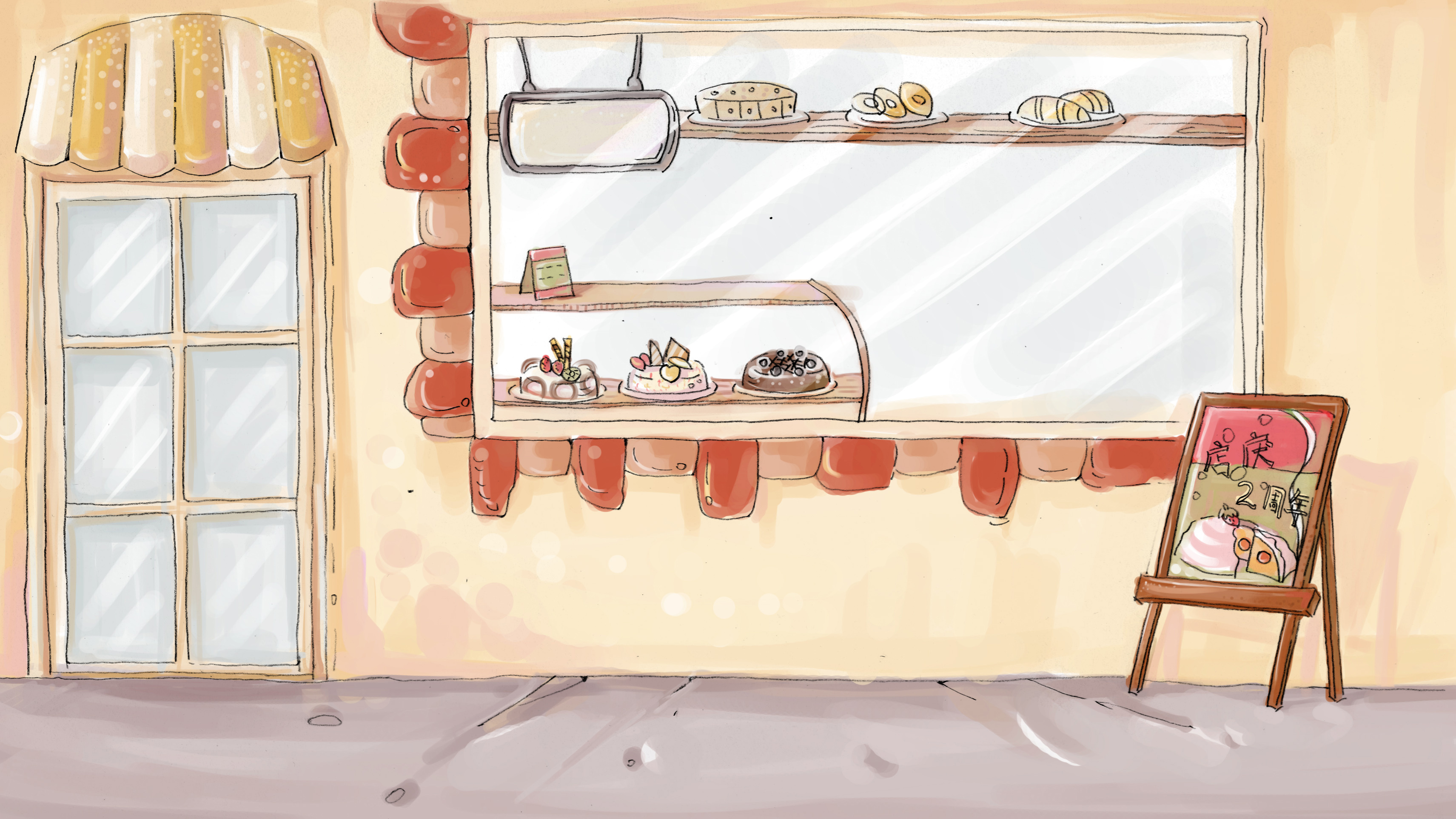 动画《盲人》的场景设计梦里