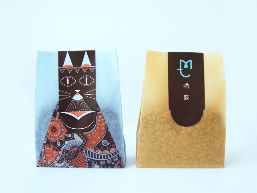 《喵~酱》猫粮系列包装设计|包装|平面|嘟比 - 原