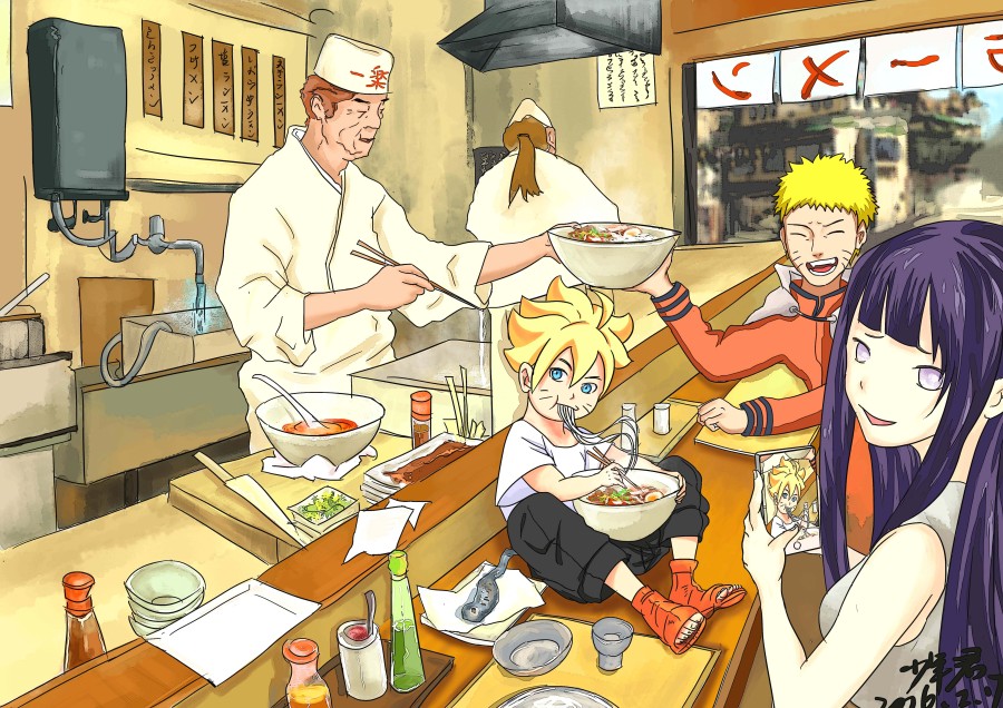 为火影博人传画的同人,明天就要上映了!好期待