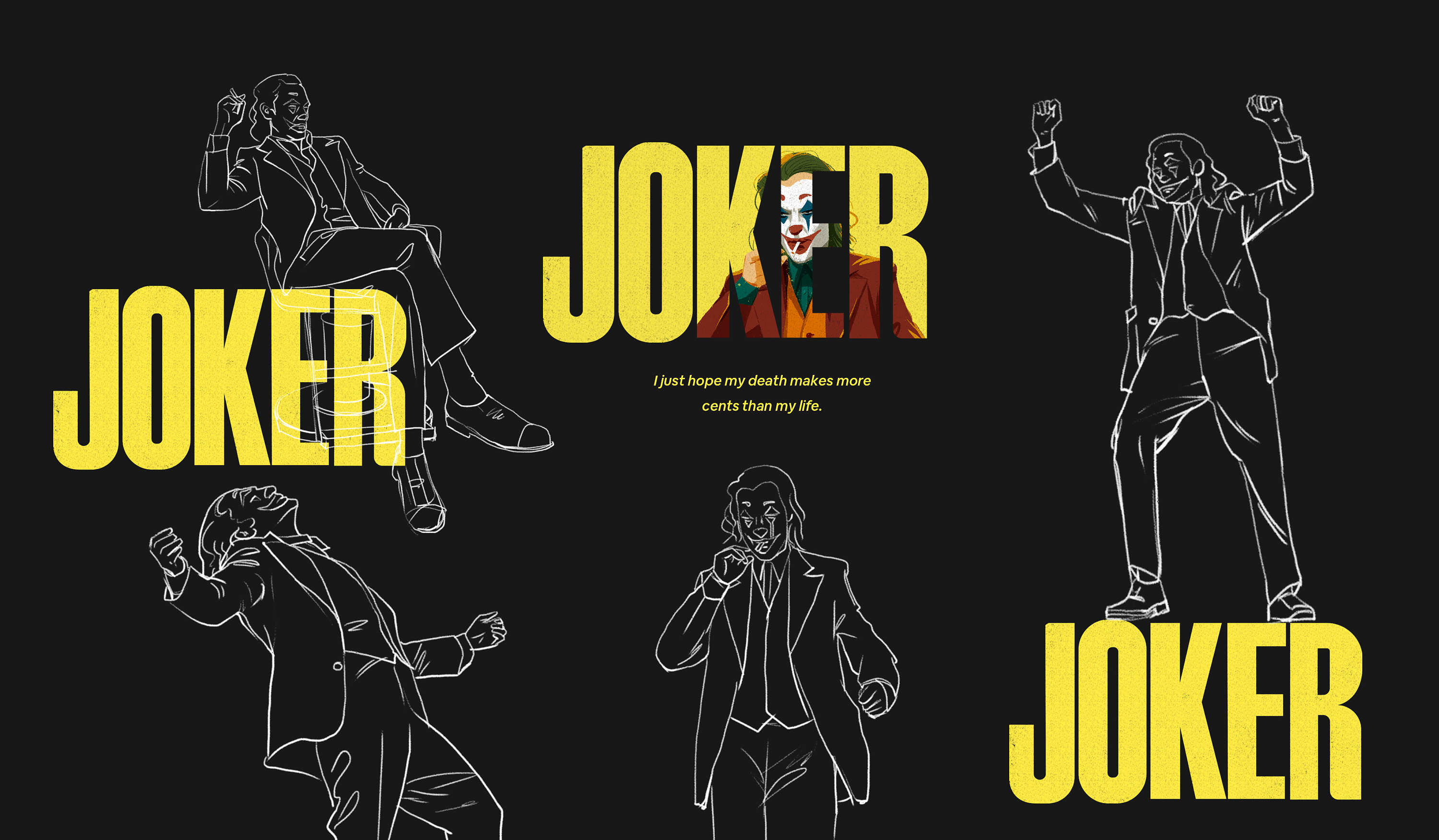 人物插画练习-joker