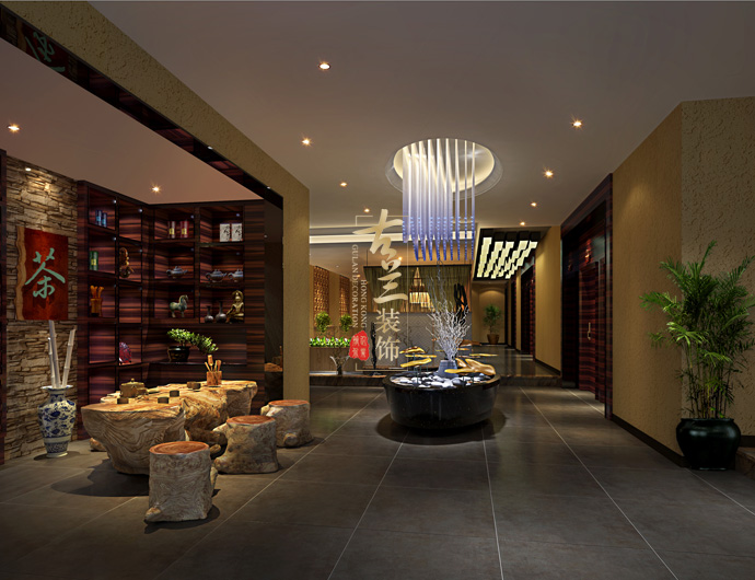 泸州大型茶楼装修-泸州特色茶楼装修公司|室内