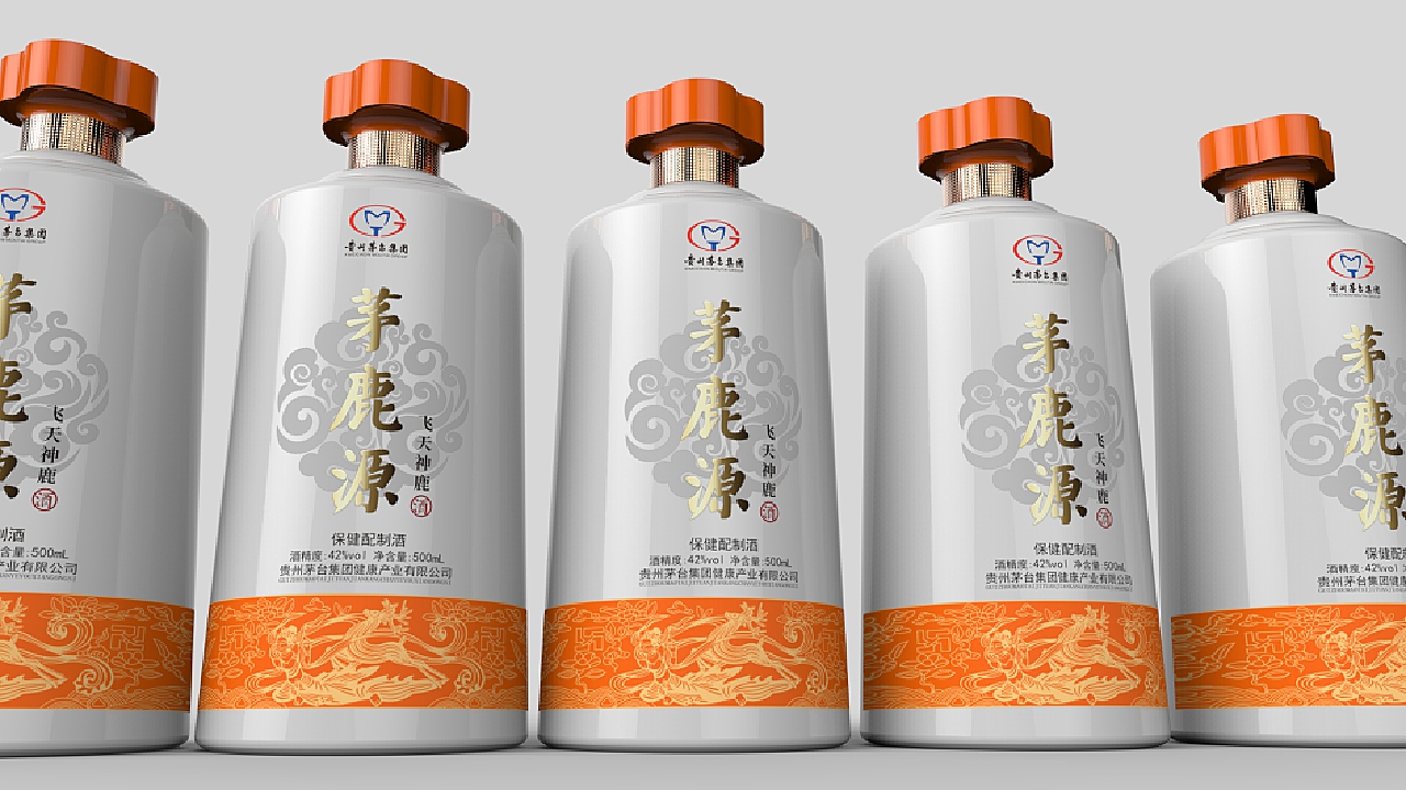 国蝉酒书写华丽篇章标签白酒配制酒保健酒酒包装鹿作品信息创作时间