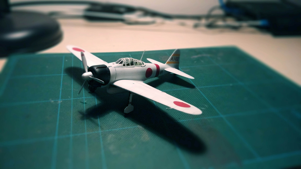 三菱A6M2b零式战斗机模型|手工艺|手办\/模玩|jamexie - 原创作品 - 站酷 (ZCOOL)
