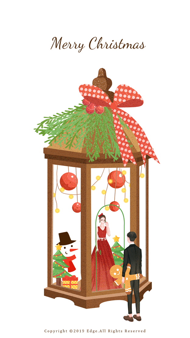 圣诞节系列动图|插画|商业插画|阿棱c - 原创作品 - 站酷 (zcool)