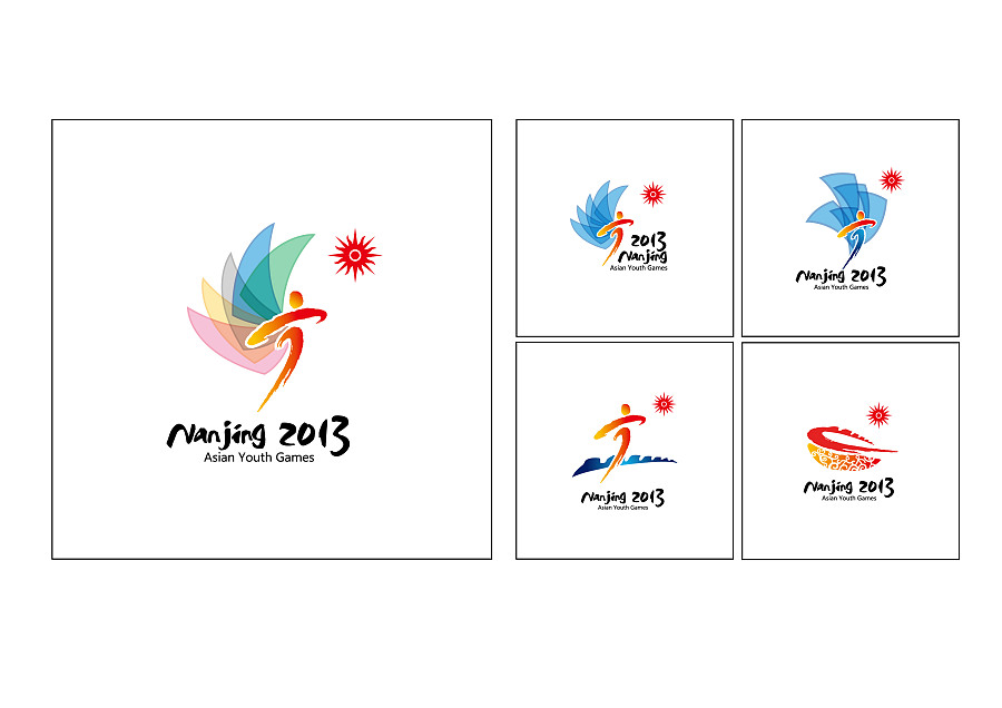 2013南京亚洲青年运动会会徽及VI设计|品牌|平