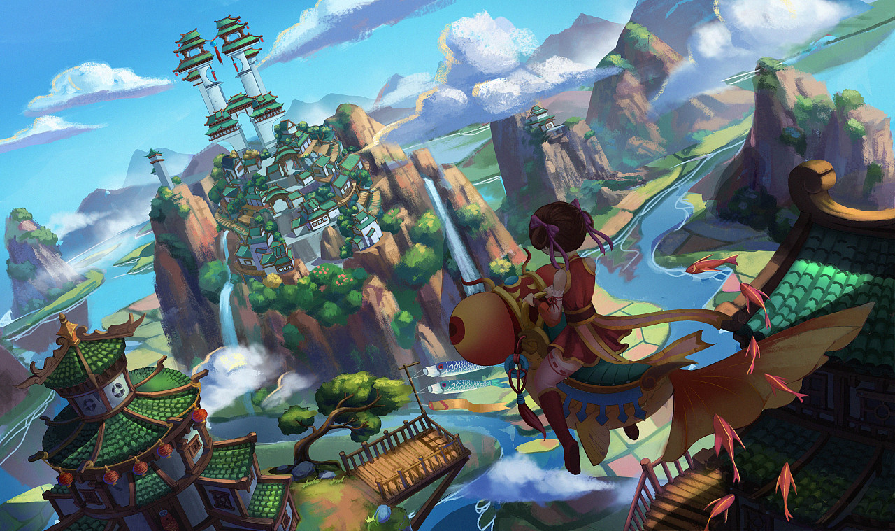 会飞的鱼|插画|商业插画|蒙肉肉 - 原创作品 - 站酷 (ZCOOL)