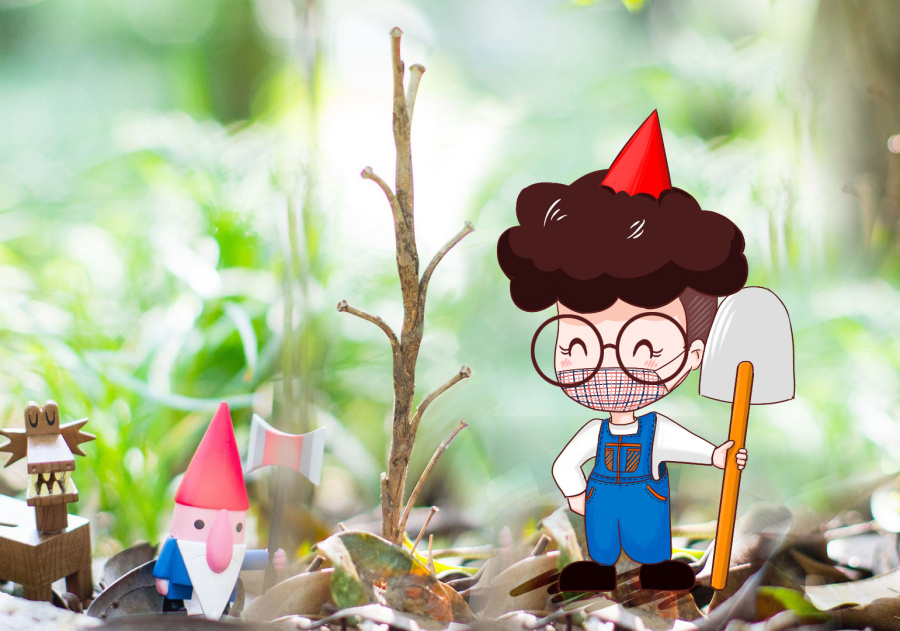 想要一个干净温暖的小世界|绘画习作|插画|喇叭