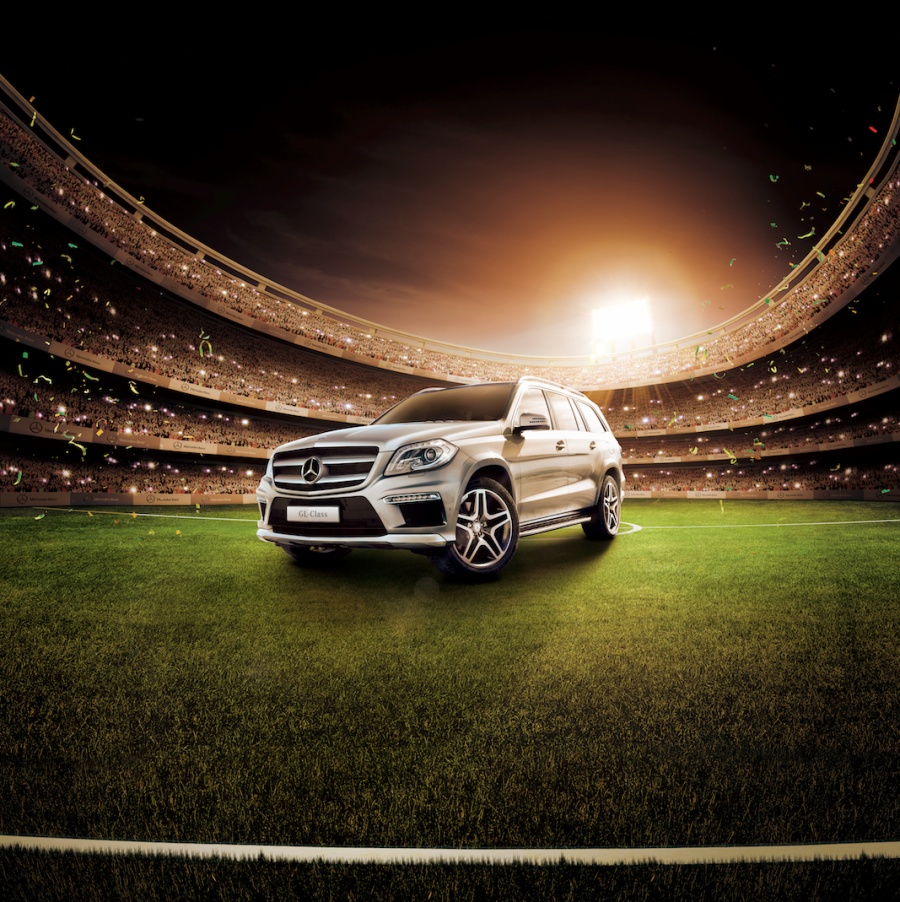 奔驰世界杯海报|DM\/宣传单\/平面广告|平面|Ligh