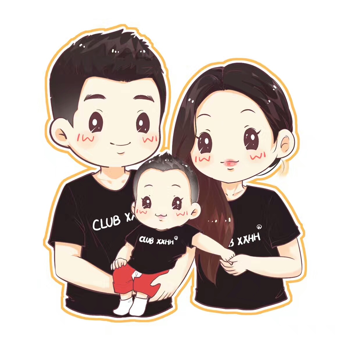 私人定制Q版卡通头像