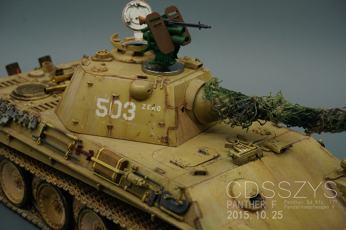 二战德国陆军 五号坦克 豹式 F型