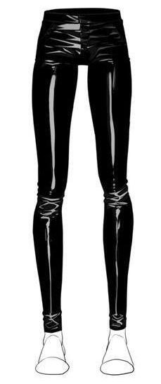 cg绘画丨板绘教程丨原画教程丨裤子怎么画大长腿女生穿性感皮裤