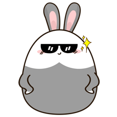 微信表情 小灰兔第二弹