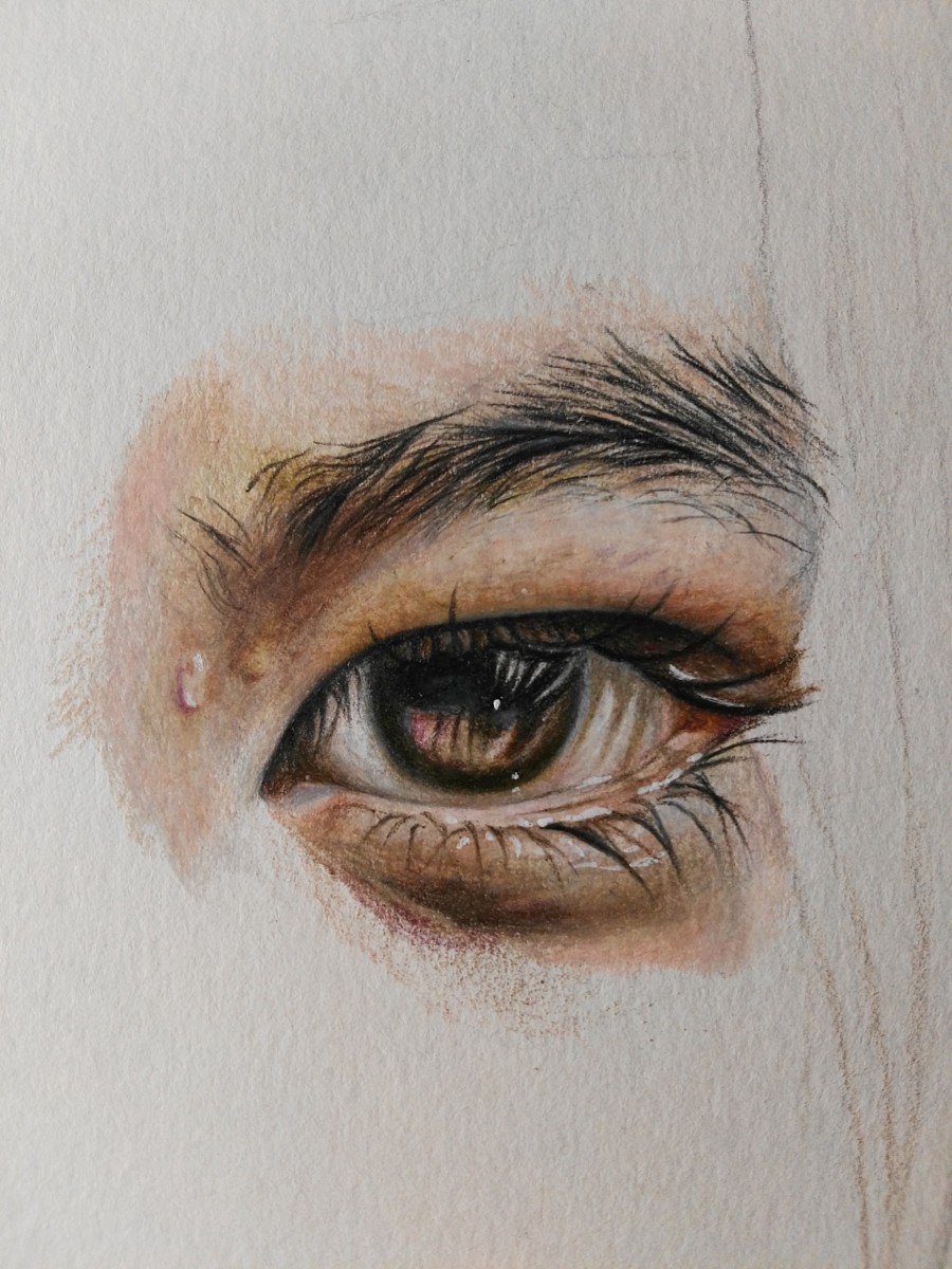 彩铅作品关注留守儿童系列《春耕》|彩铅|纯艺