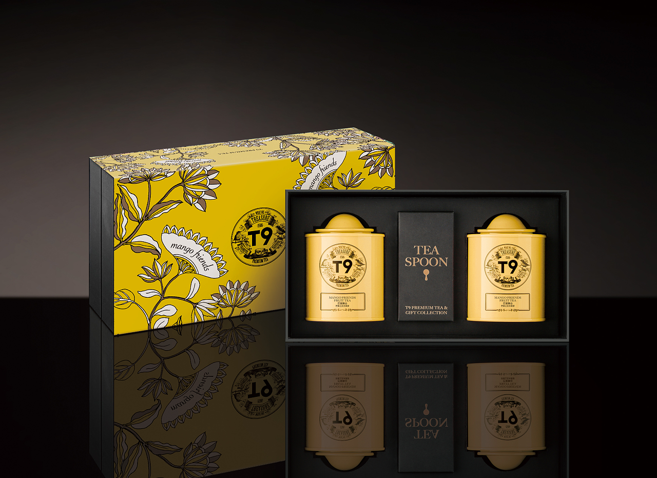 全球精选下午茶t9 premium tea品牌包装设计