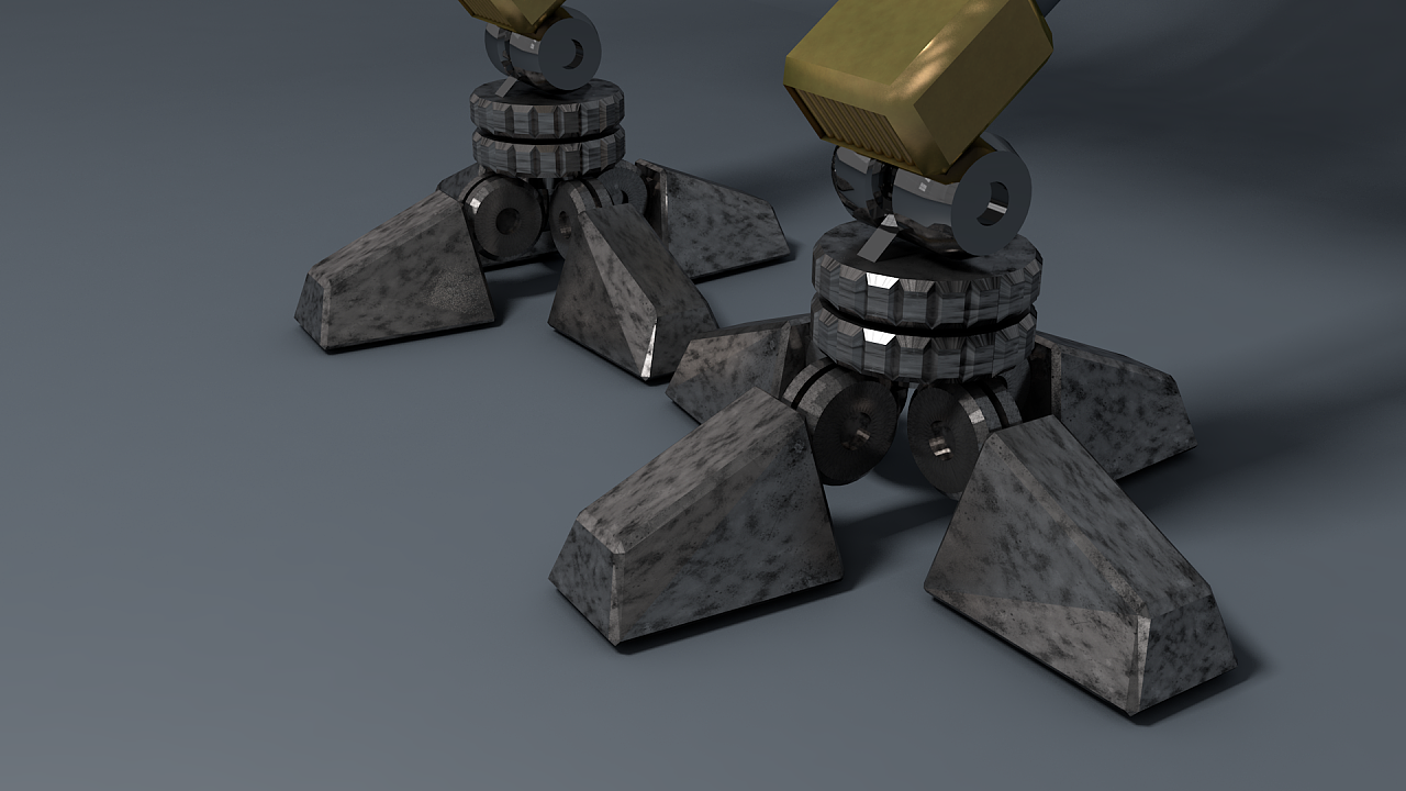 c4d建模练习:机器人