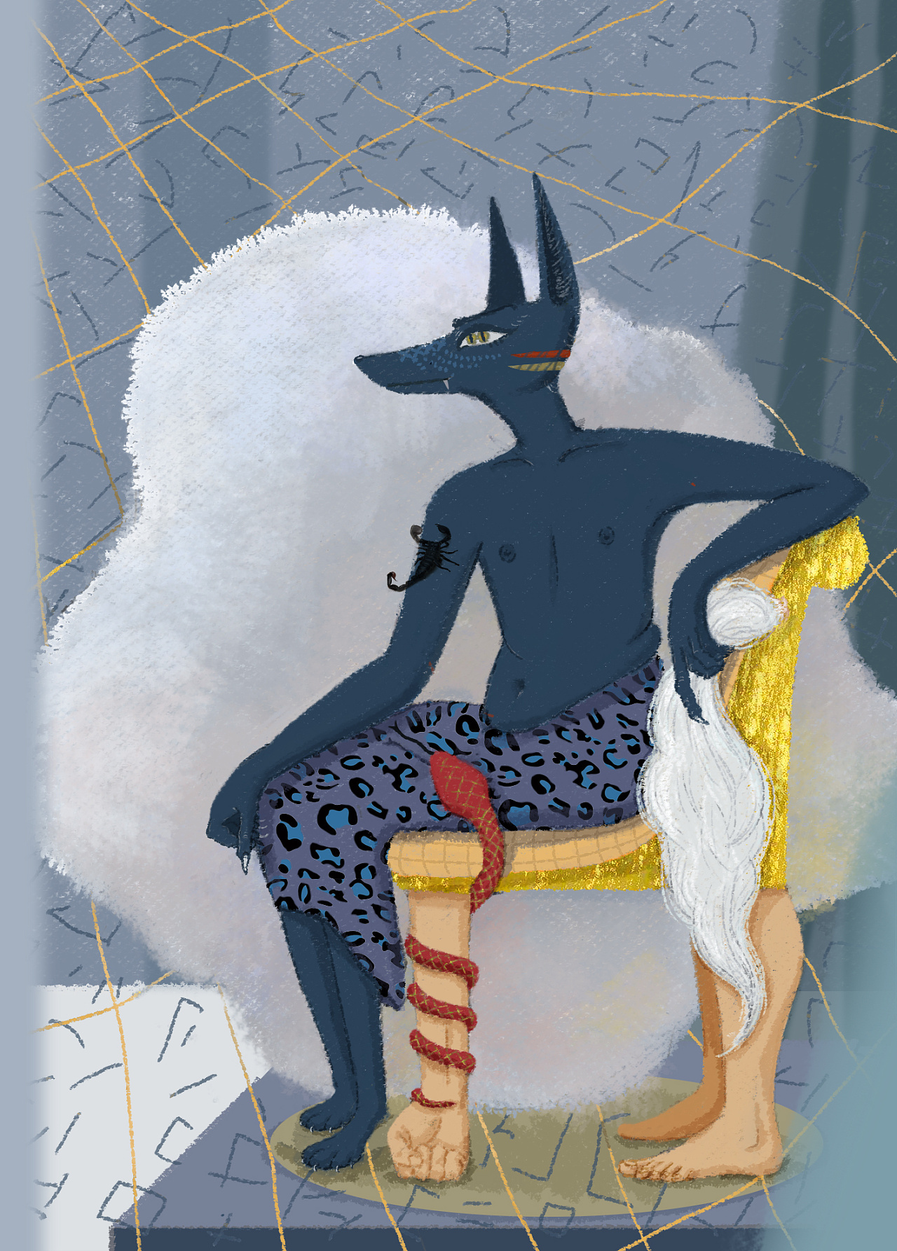 狼人|插画|插画习作|柒柒齐 - 原创作品 - 站酷