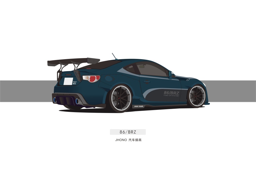 汽车插画2|图形\/图案|平面|Jhono - 原创设计作品
