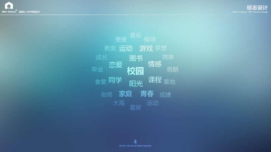 《微校》APP界面设计 毕业设计答辩PPT|PPT