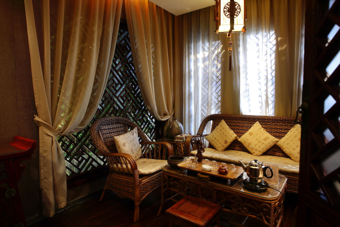 自贡春秋茶楼-成都自贡茶楼装修设计|成都自贡