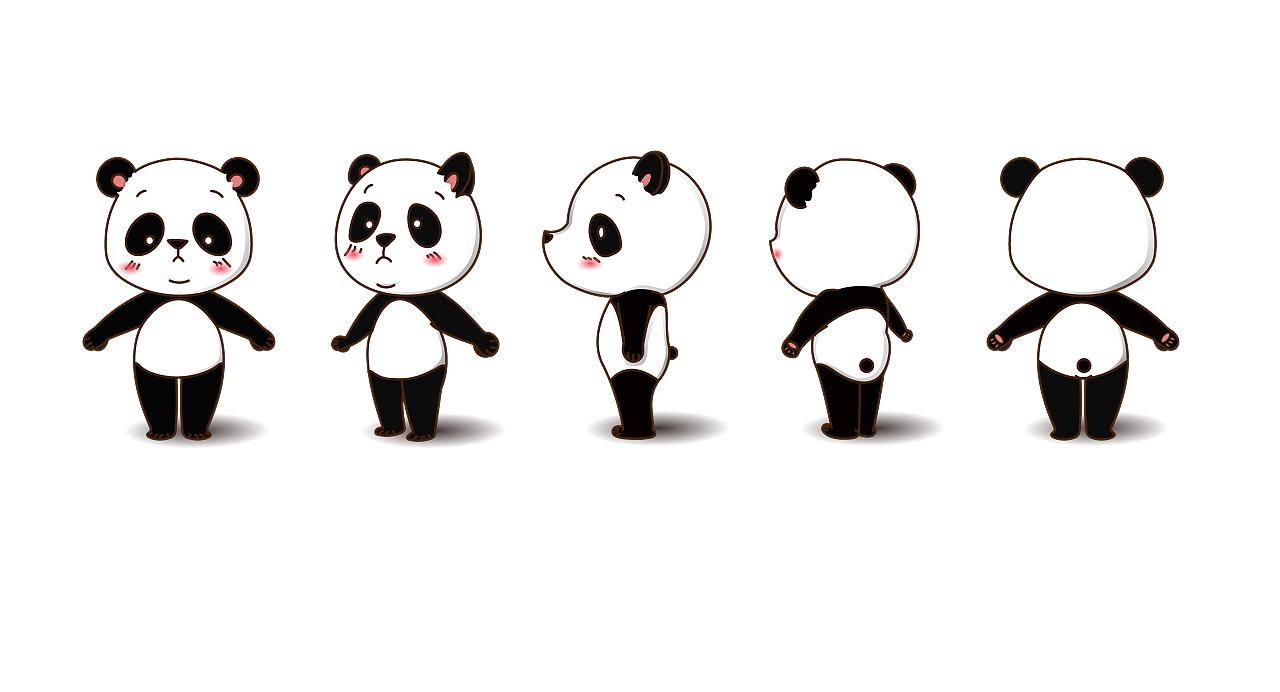 熊猫布丁五视图
