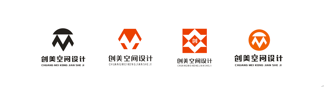 logo 创美空间设计 logo