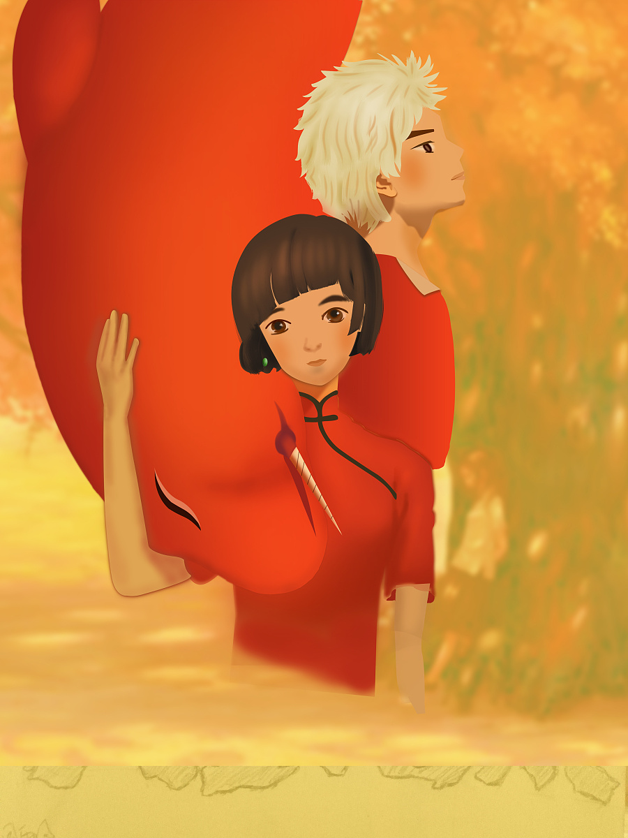 大鱼海棠 素描 绘画 手绘|绘本|动漫|小雨D季节