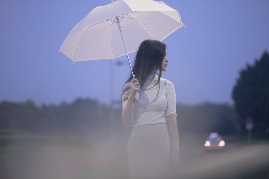 娇娇CHOO-蓝色雨|人像|摄影|娇娇CHOO - 原创