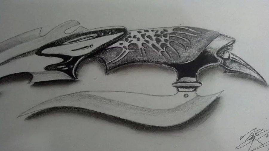 《匕首》|素描|纯艺术|a272813194 - 原创设计作品 - 站酷 (ZCOOL)