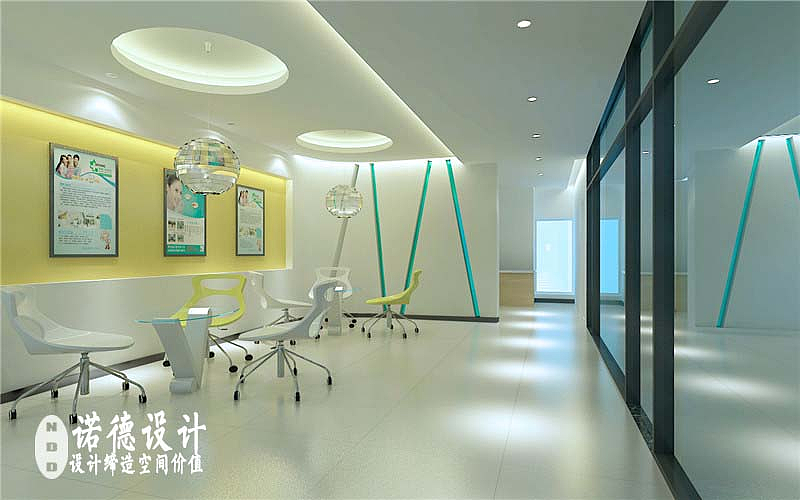 飞扬口腔诊所|口腔诊所设计案例|郑州口腔诊所设计|郑州口腔诊所设计公司|空间|室内设计|nuode360 - 原创作品 - 站酷 (ZCOOL)