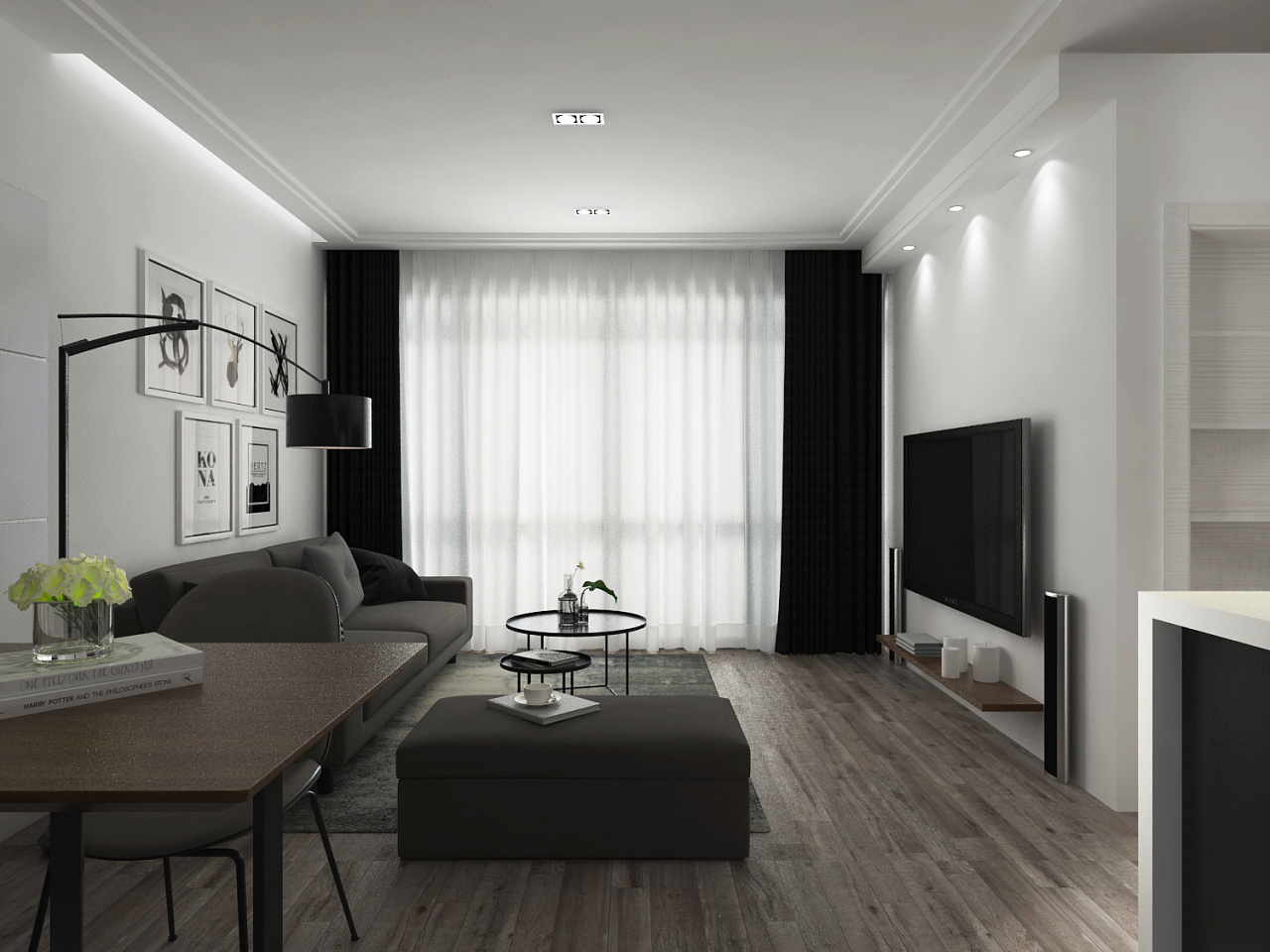 极简生活--灰色格调|空间|室内设计|小伟威飞飞