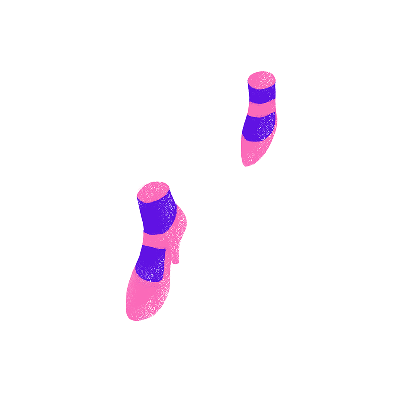 动态插画《falling down the wonderland》