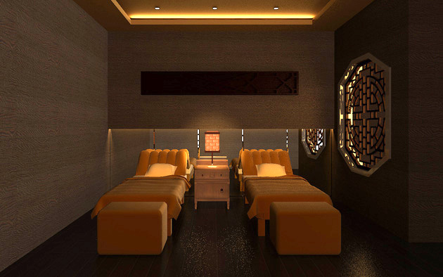 里专业足浴会所装修设计公司《家富富桥足疗会