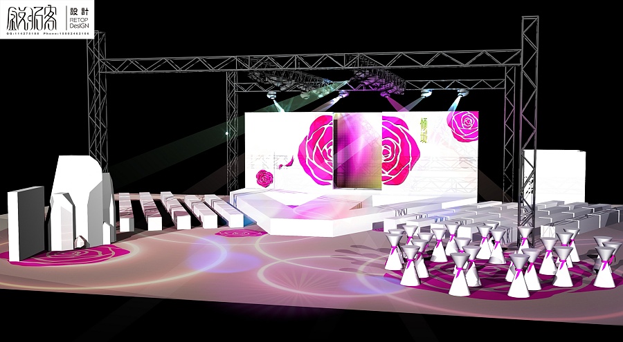 新春|奢侈品牌|时装发布会T台设计|舞台美术|空