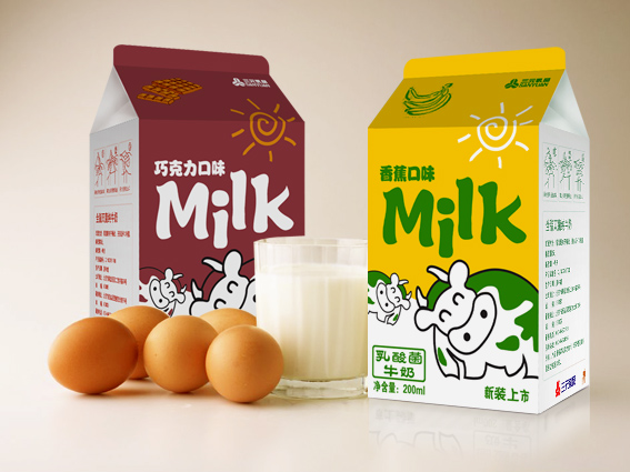 北京酸奶包装设计公司,上海经典的鲜奶包装设计,三元牛奶包装设计公司