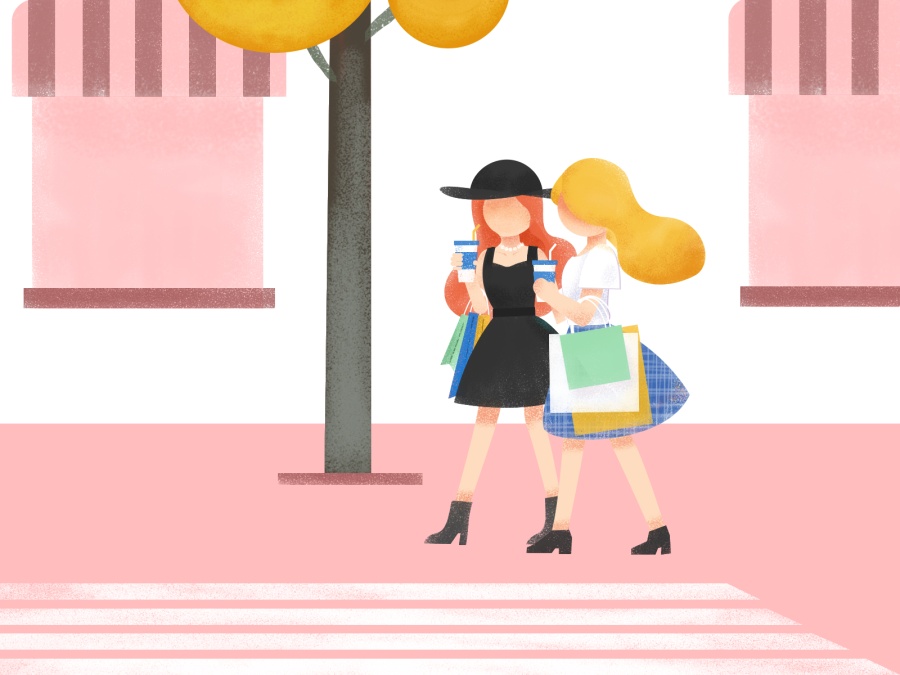 同传口译译员生活状态|商业插画|插画|raindrop