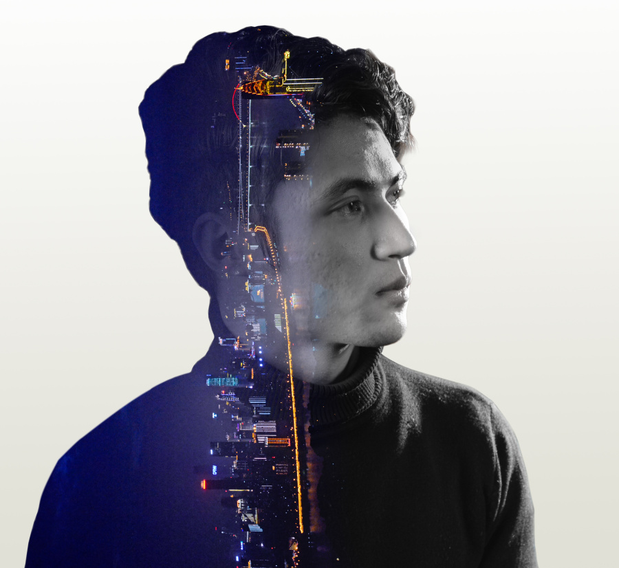 二次曝光 合成|修图\/后期|摄影|爱幻想的阿菲 - 原