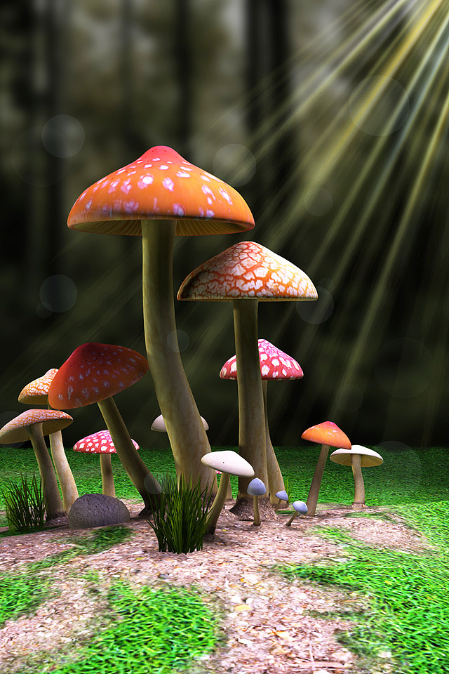 3d蘑菇 