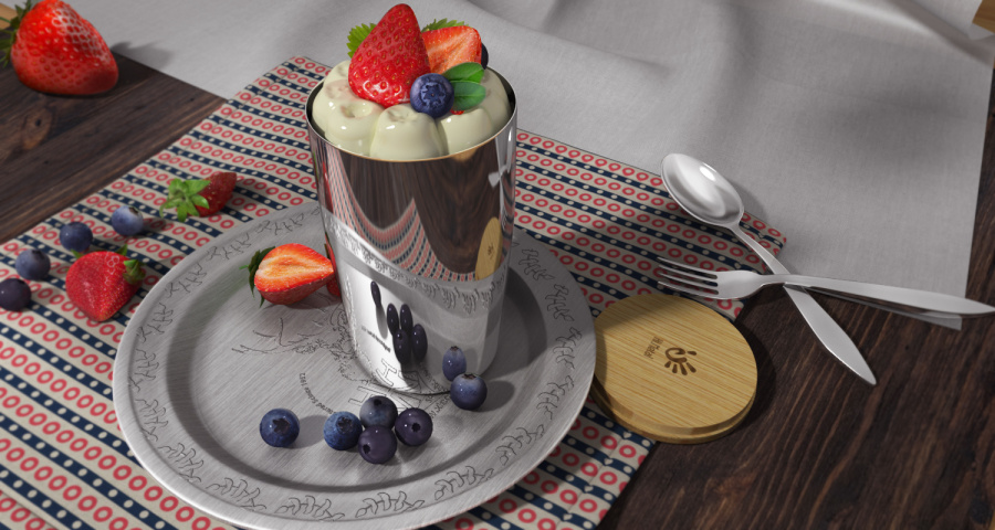 maya场景练习--食物|机械\/交通|三维|洪林 - 原创