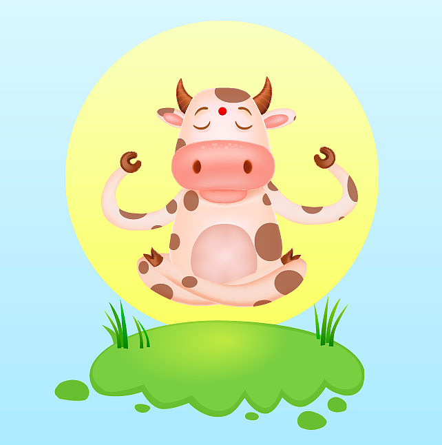 网上看到的一只可爱的小牛.