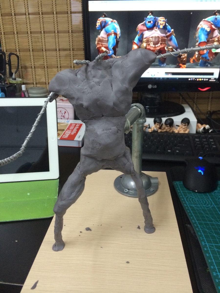 食人魔法师-第一次尝试做手办!|手办\/原型|手工