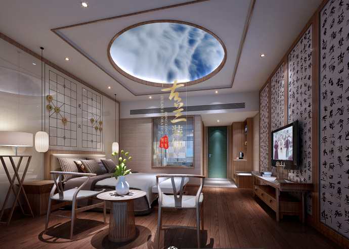 松桃精品商务酒店|双流酒店装修设计案例|双流