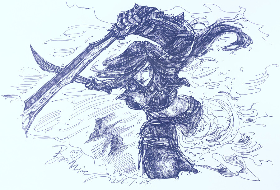 【2016年7月28日】不祥之刃 卡特琳娜|其他绘