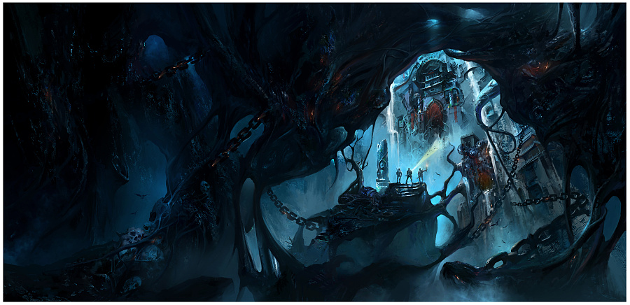 地底世界 雾隐占婆封面绘制|商业插画|插画|手指断了 - 原创设计作品 - 站酷 (ZCOOL)