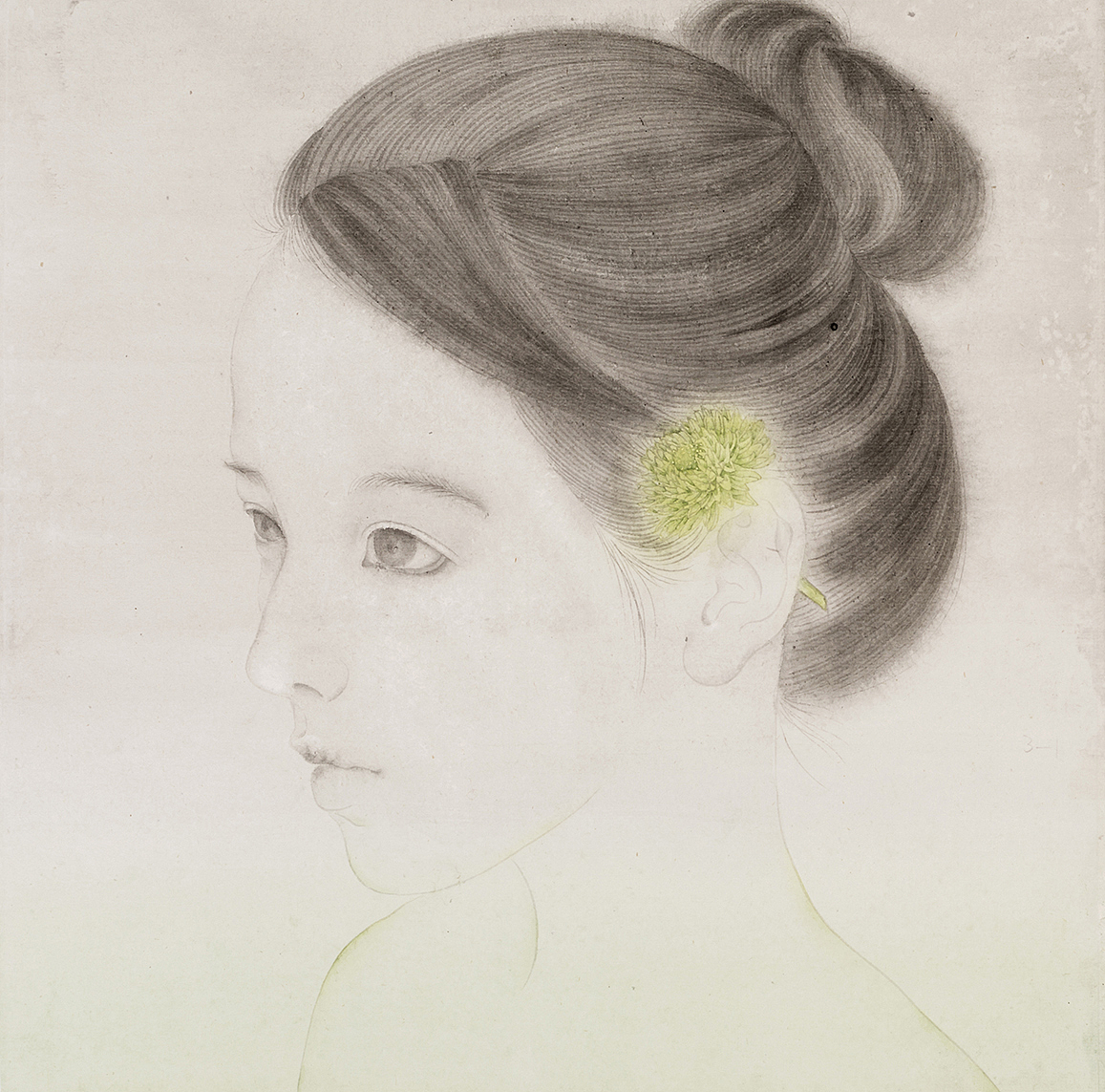 《不会说话的爱情-雏菊》|纯艺术|国画|童的瞳 