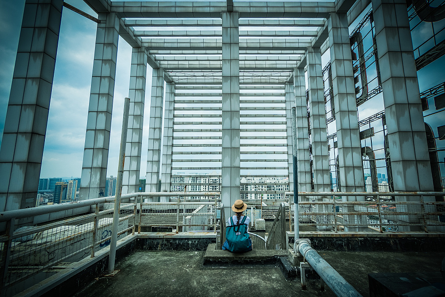 宁王府井天台摄影一组|人像|摄影|天字第一号影