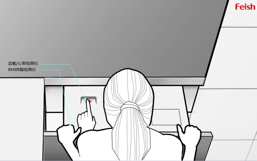 酒店智能健康管理系统概念设计 用PPT制作的