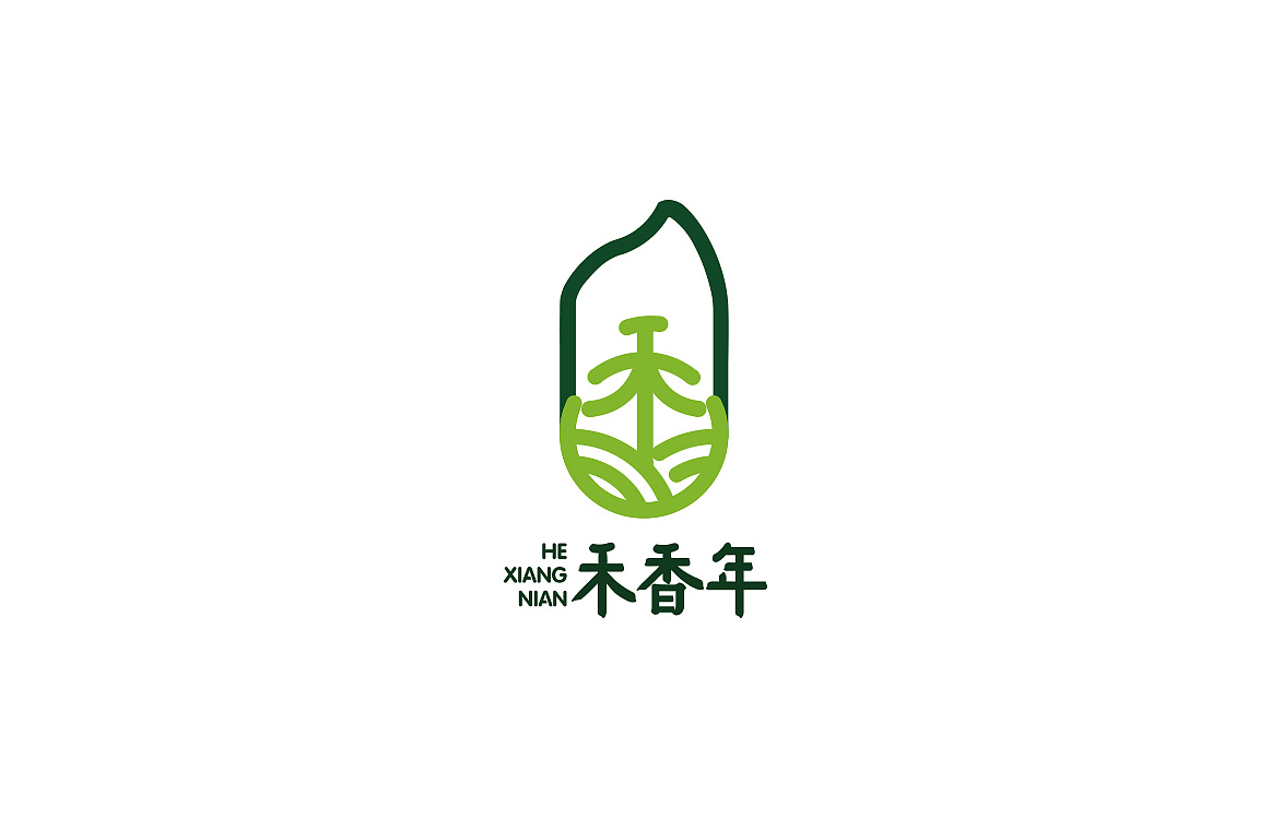 大米品牌设计 logo设计 农业logo设计 vi设计