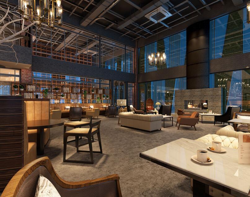 罗浮宫西餐厅设计-西宁西餐厅装修设计|西宁专