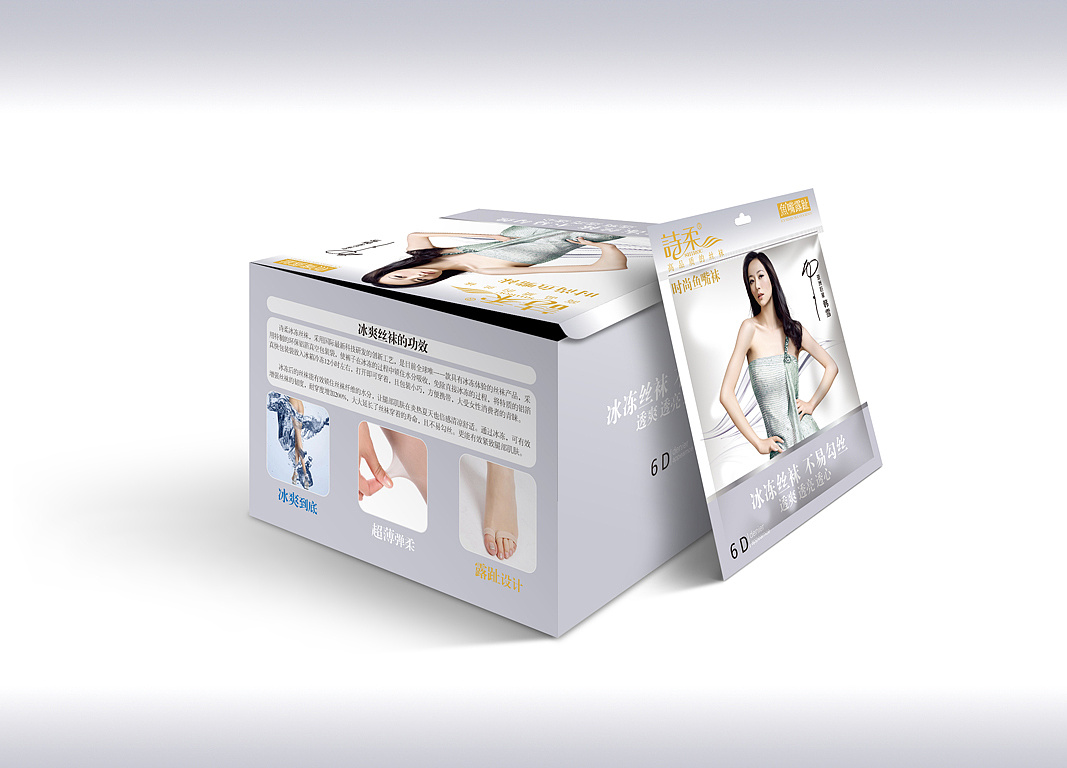 当丝袜遇见面膜|平面|包装|单人旁寸字付 - 原创