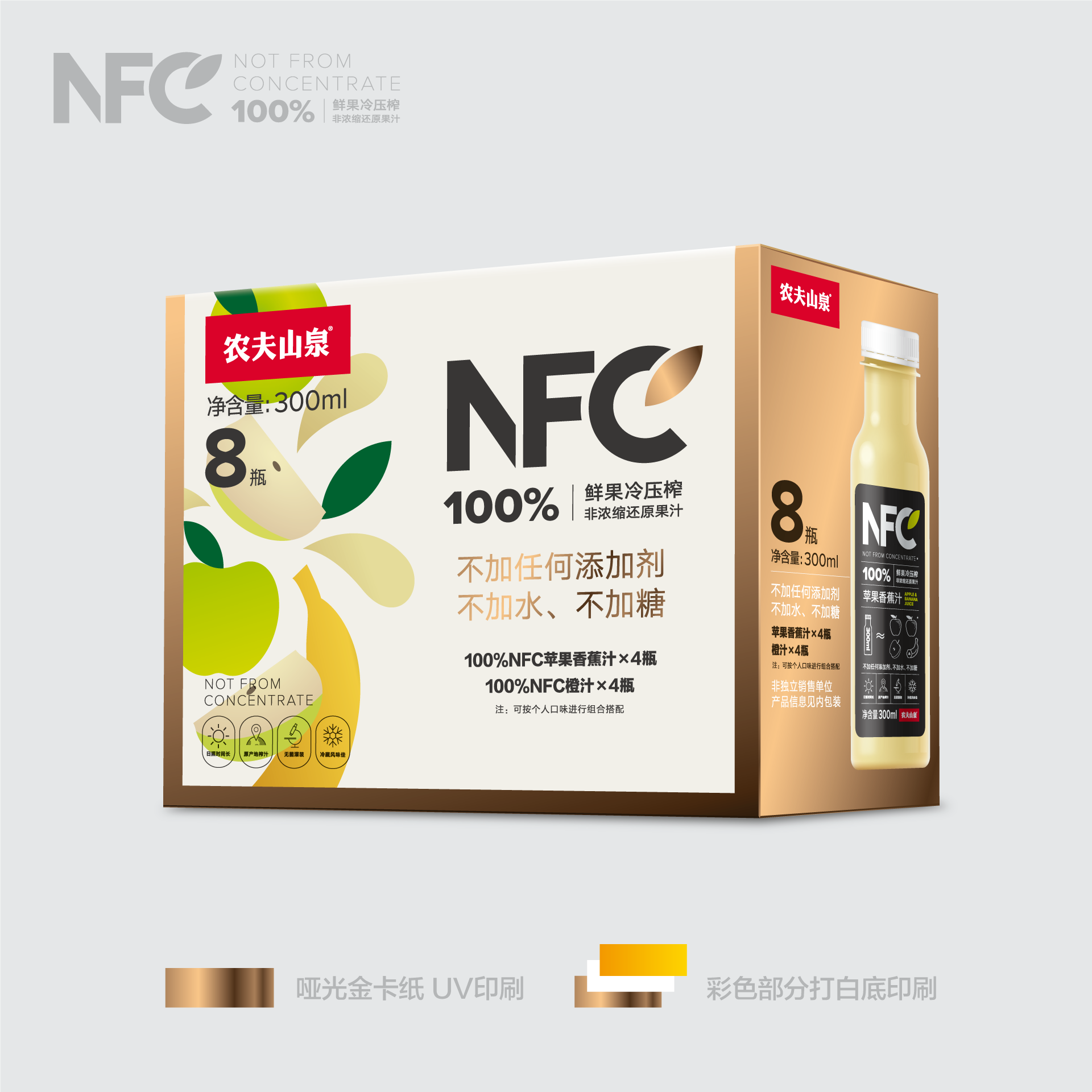 农夫山泉 NFC100%果汁礼盒|||madoun - 原创设